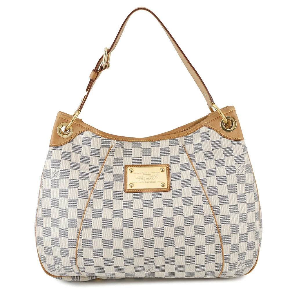 Louis Vuitton Damier Azur White Galliera Shoulder Bag One Shoulder